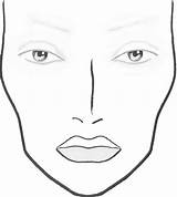 Face Charts Chart Makeup Mac Facechart Makeupfordolls sketch template
