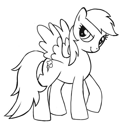 rainbow dash coloring pages   print