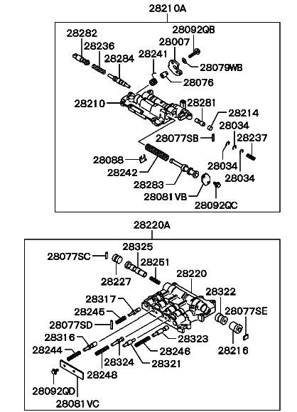 mitsubishi adf transmission parts diagram qa   le automatic transmission valve body