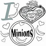 Coloring Pages Minion Getdrawings Print sketch template
