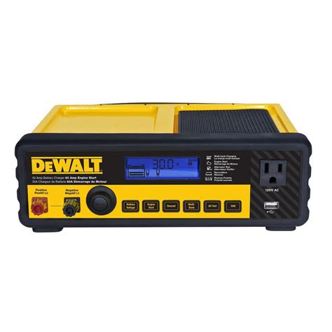 dewalt dxaec  amp multi bank battery charger   amp engine start walmartcom