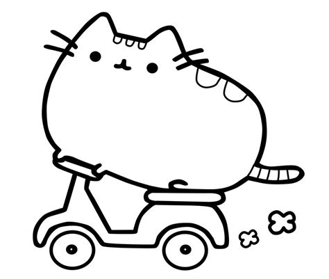top  printable pusheen coloring pages home family style  art ideas