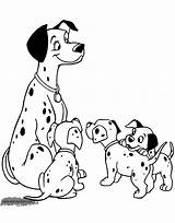 101 Coloring Pages Dalmatians Pongo Disney Puppy Dalmatian Disneyclips Printable Puppies Dog Family Choose Board sketch template