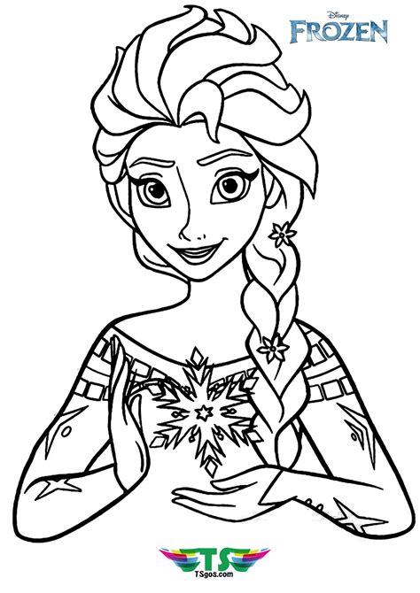 beautiful elsa coloring page disney princess coloring pages princess