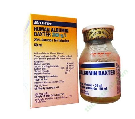 human albumin injection 50ml by biotechnology solutions 50ml human