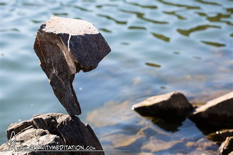 art  rock balancing gravity meditation