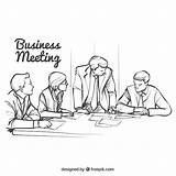 Business Meeting Sketch Sketches Vector Paintingvalley sketch template