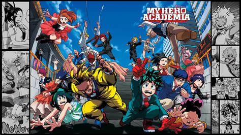 hero academia characters cover anime wallpaper  ultra hd id