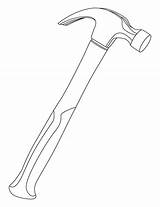 Hammer Claw Coloring Drawing Pages Clipart Simple Google Drawings Clip Construction Sculpture Colouring Color Printable Saw Search Kids Explore Dim sketch template