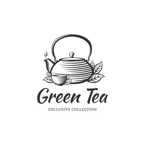 tea logo stock vector illustration  elegance food