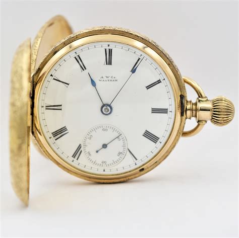 waltham  gold pocket  ashton blakey vintage watches