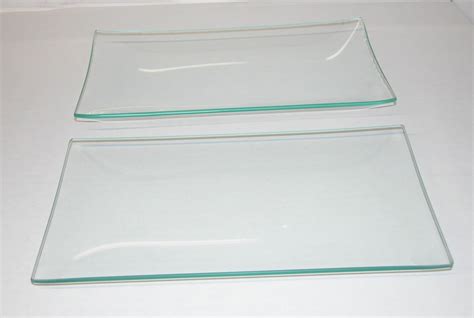 6 X 10 Rectangle Shallow Clear Glass Plate