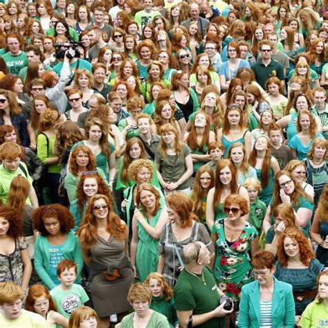 Picture Of The Day Thousands Of Redheads Gather Together Huffpost Uk