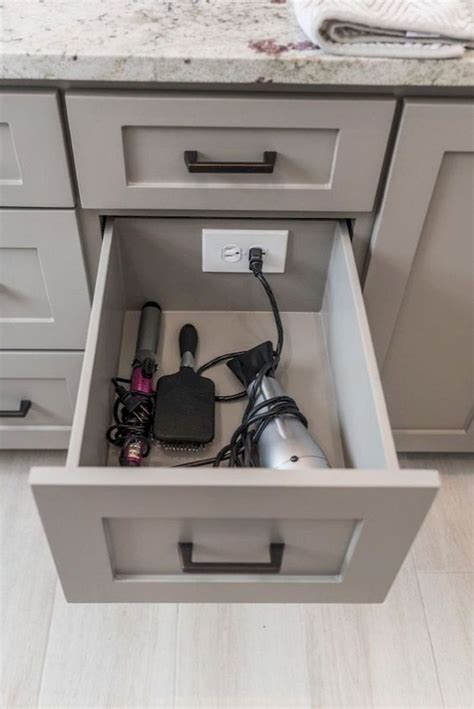 electrical outlet  bathroom drawers brilliant solution  bathroom organization bathroom