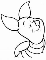 Piglet sketch template