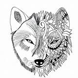 Arctic Wolves Wolf sketch template