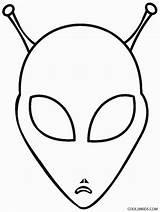 Alien Coloring Pages Kids Space Printable Face Aliens Head Template Cool2bkids Sheets Printables Templates Choose Board Spaces Floor sketch template