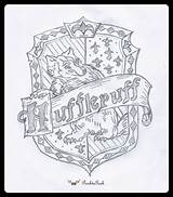 Hufflepuff sketch template