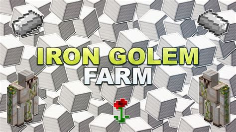 minecraft iron golem farm tutorial  youtube