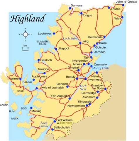 highland highland map