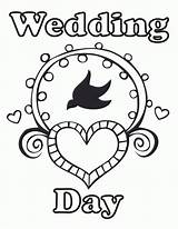 Coloring Wedding Pages Popular Printable sketch template