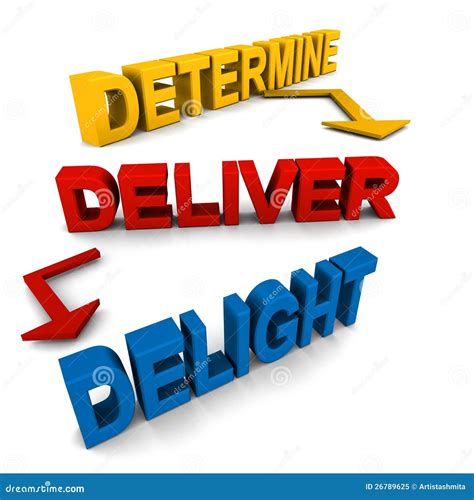 determine deliver delight royalty  stock photo image