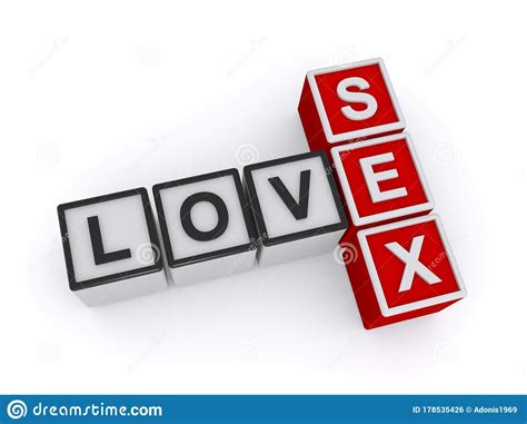 Love Sex Word Blocks Stock Illustration Illustration Of Lover 178535426