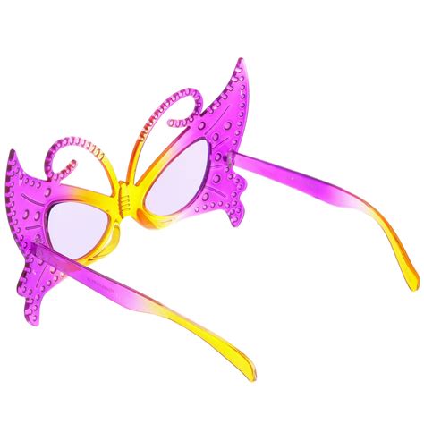 novelty costume party gradient colored fairy butterfly glasses 42mm