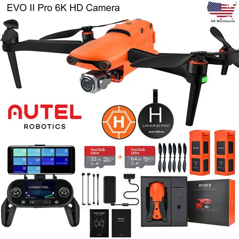 autel robotics evo ii pro drone  hd camera quadcopter evo  probatteryremote ebay