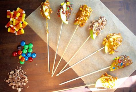 candy coated caramel apple slices cooking clarified