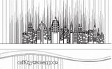 Cityscape Coloring 624px 24kb sketch template