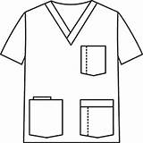 Scrubs Clipart Clip Scrub Nurse Medical Uniform Landau Cliparts Neck Library Clipground Dr sketch template