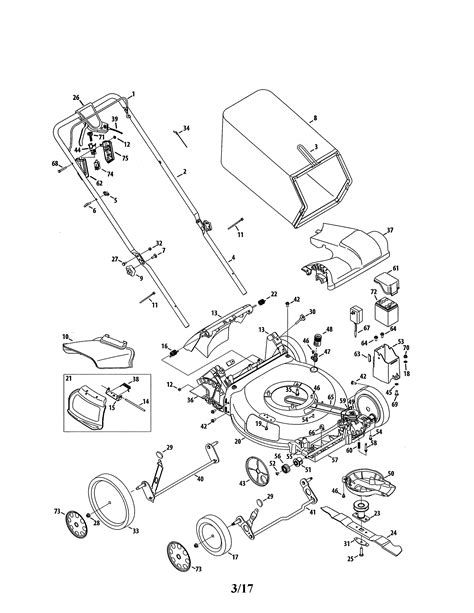 Craftsman 247377441 Gas Walk Behind Mower Parts Sears Partsdirect