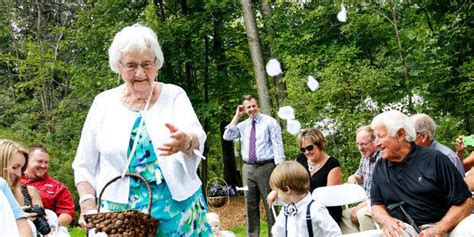 94 year old grandma is just about the best flower girl around huffpost
