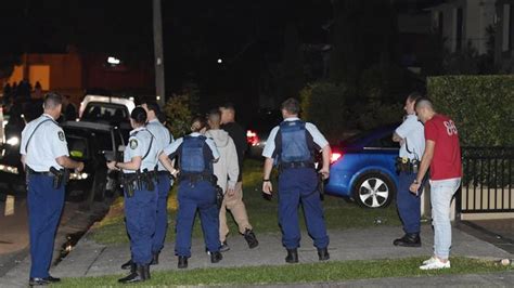 sydney violence two police officers allegedly assaulted two house