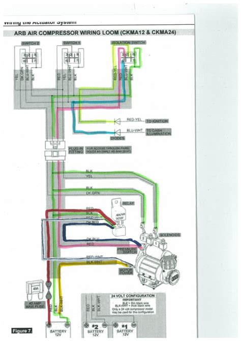 arb ckma compressor  bonnet wiring toyota prado  tos technical information reviews
