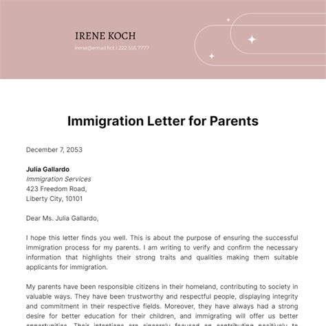 immigration letter edit   templatenet
