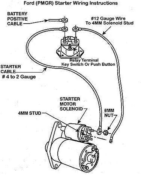 chevrolet starter wiring diagram
