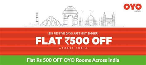 Dussehra Offer Flat Rs 500 Off Oyo Hotel Bookings Across