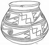 Native Pots sketch template