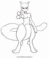 Pokemon Mewtwo Coloring Pages Colouring Clipart Printable Color Popular Getcolorings Library Mewt sketch template