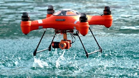 video splash drone   dron  prueba de agua qore