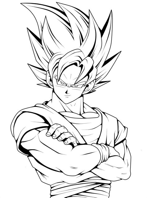 Gohan Coloring Pages At Free Printable Colorings