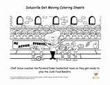 Active Coloring Sheet Moving Chef Solus sketch template