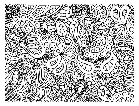 printable doodle art coloring pages