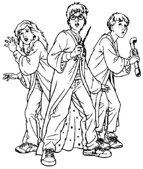 printable harry potter coloring pages pics duce
