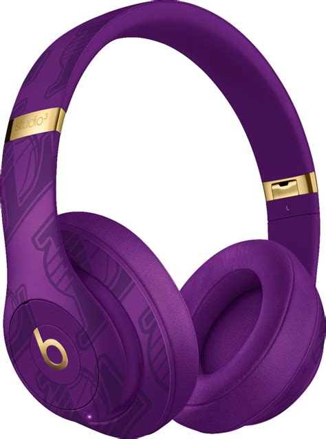 beats  dr dre beats studio wireless noise canceling headphones nba collection lakers purple