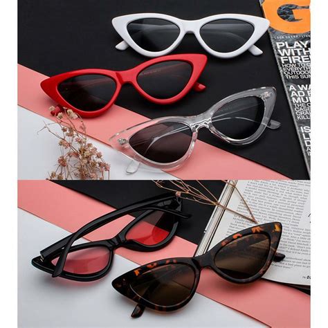 2018 fashion retro cat eye sunglasses women brand designer