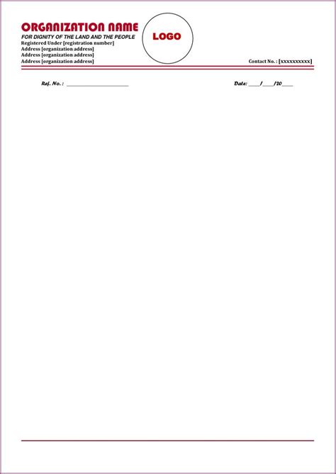 letterhead format designproposalexample sample business letter head