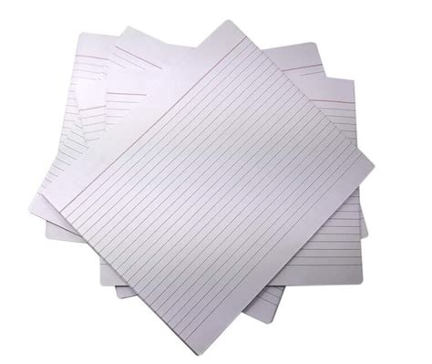 answer sheetsexam sheets  side ruled count  sheets